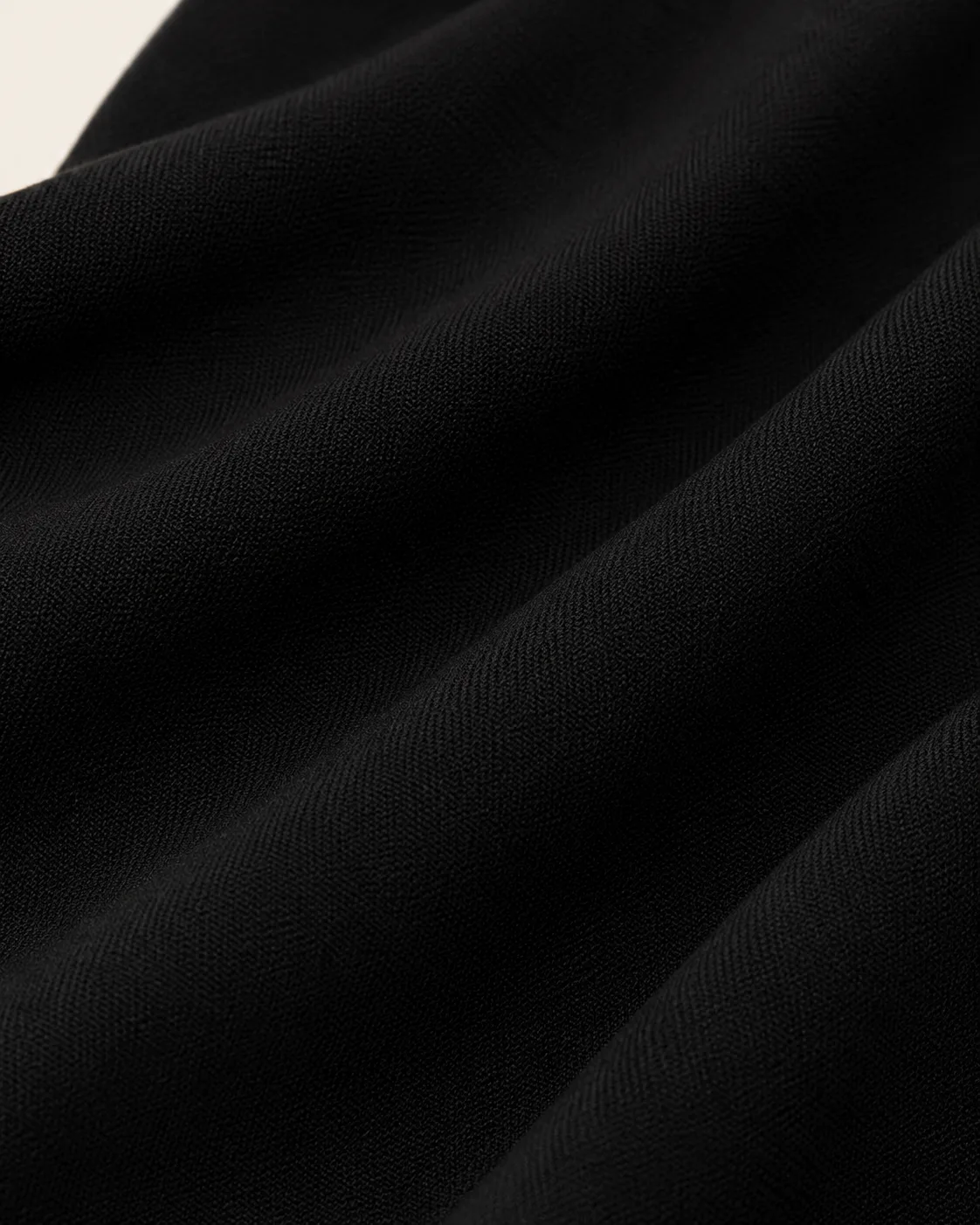 Beyaz Bordürlü Keten Kimono Pantolon Takımı