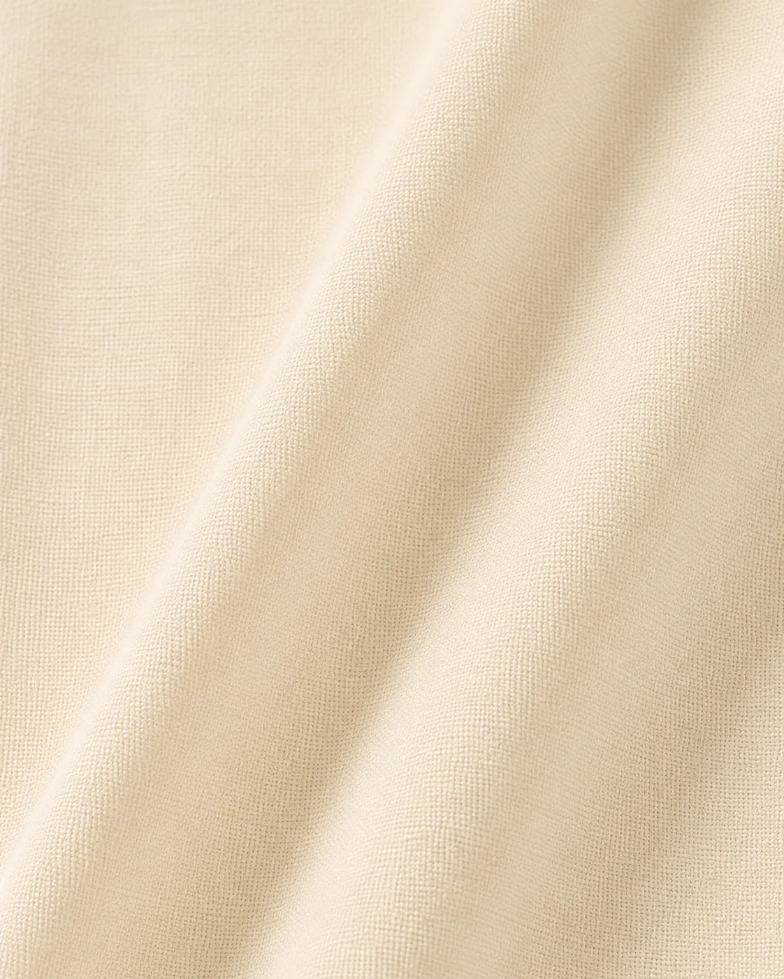 Krem Bordürlü Keten Kimono Pantolon Takımı
